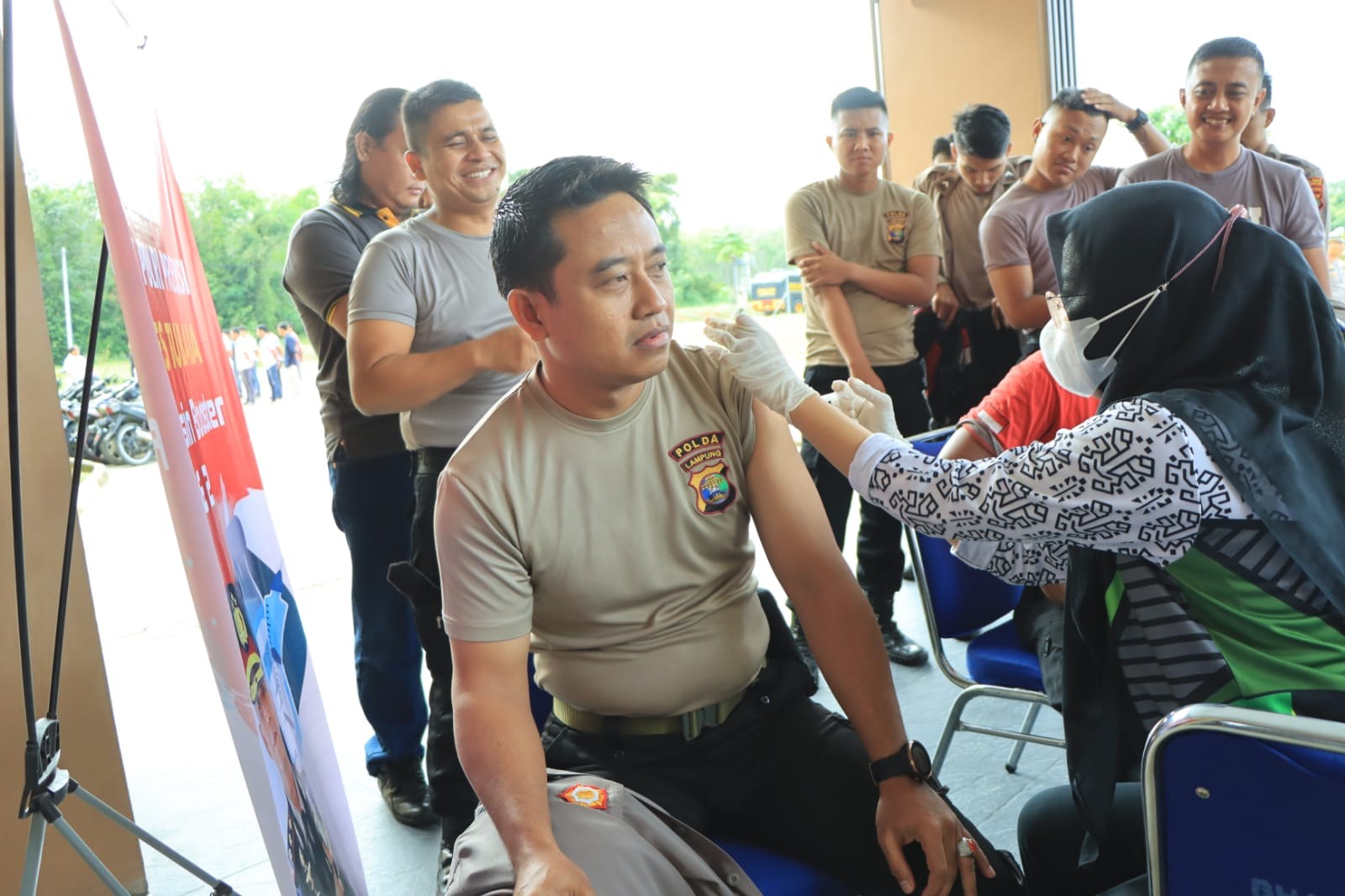 POLRES TUBABA GELAR VAKSINASI BOOSTER 1&2 UNTUK SELURUH ANGGOTA