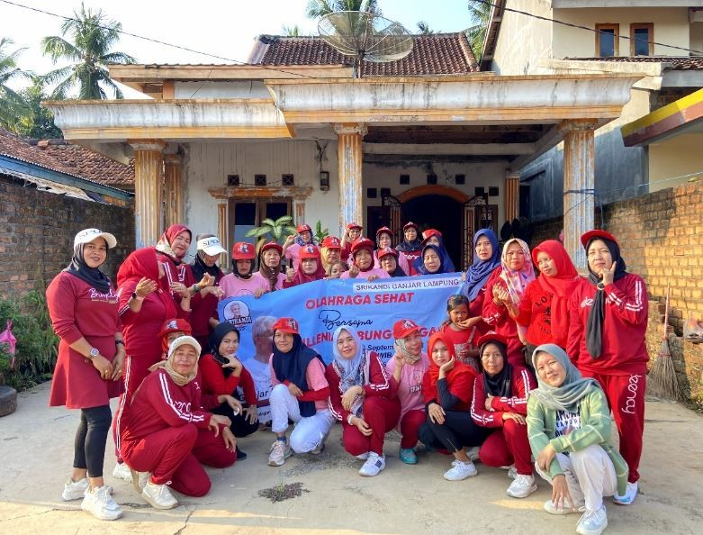 Gelar Senam Aerobik, Srikandi Ganjar: Perempuan Milenial Harus Hidup Sehat dan Edukasi Kesehatan