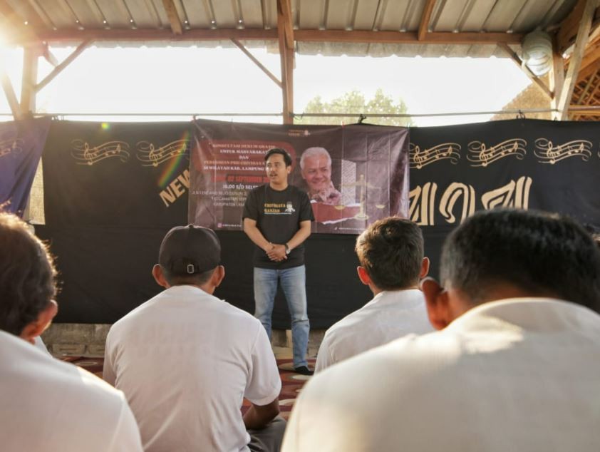 Crivisaya Ganjar Buka Layanan Konsultasi Bantuan Hukum Gratis Bagi Warga di Lampung Tengah