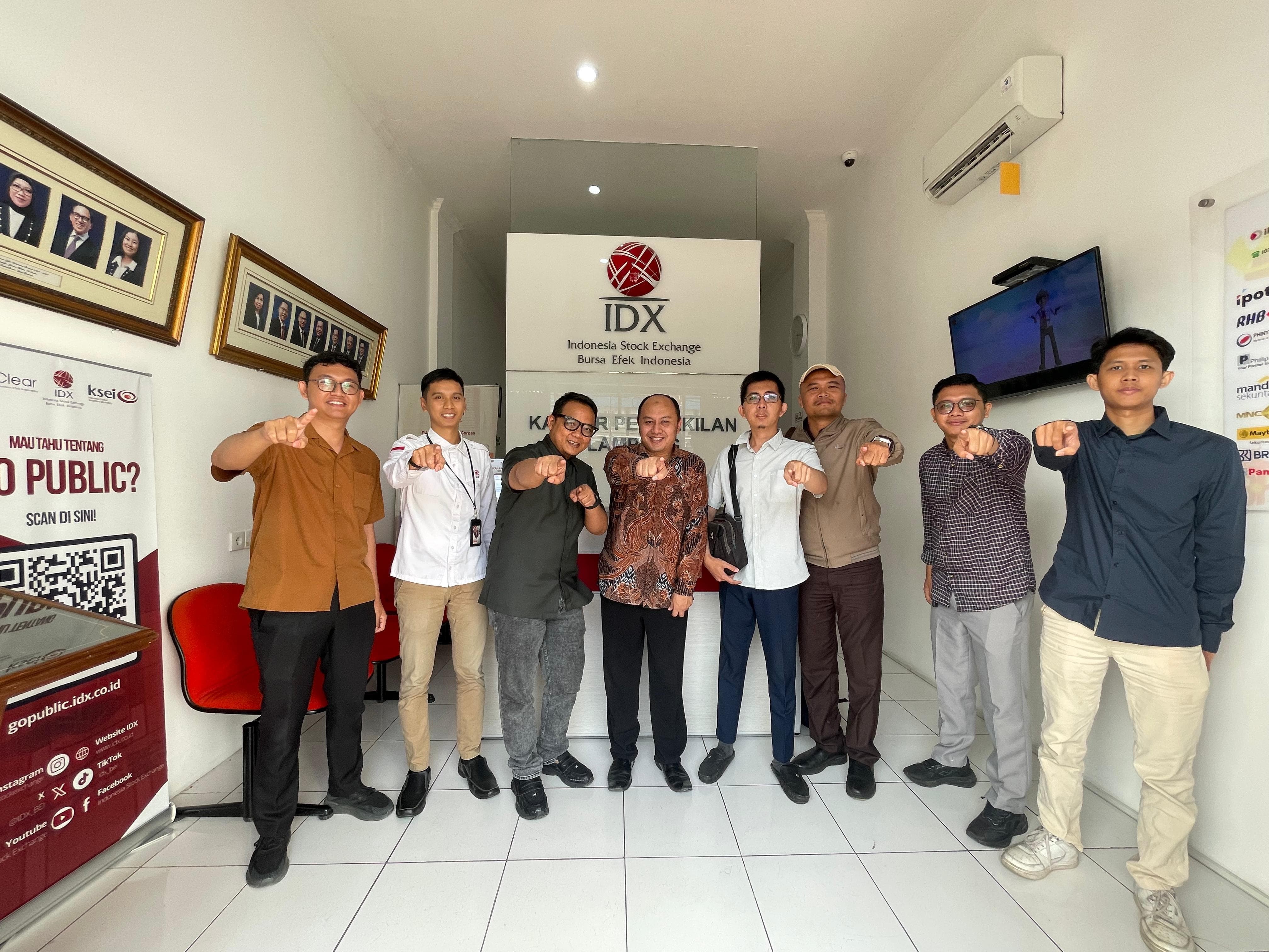 Audiensi ke BEI Lampung, HIPMI Syari\