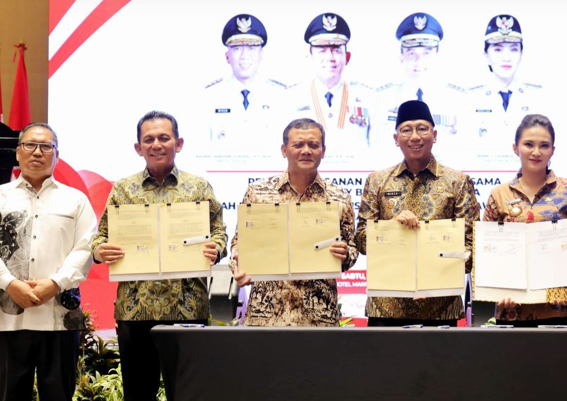 Perkuat Sinergi Daerah, Gubernur Ansar Teken MoU dengan Tiga Gubernur