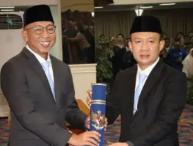 Gubernur Rahmat Mirzani Djausal Lantik Marindo Kurniawan Sebagai Sekda Provinsi Lampung
