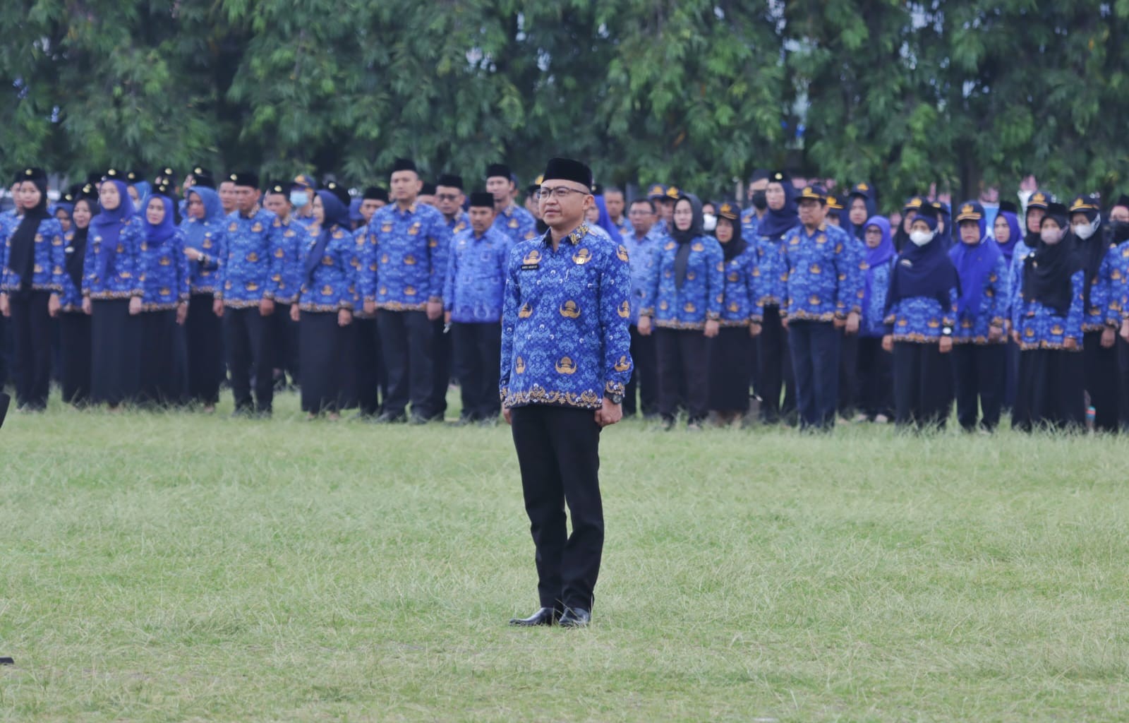 Pemerintah Provinsi Lampung Gelar Upacara Gabungan