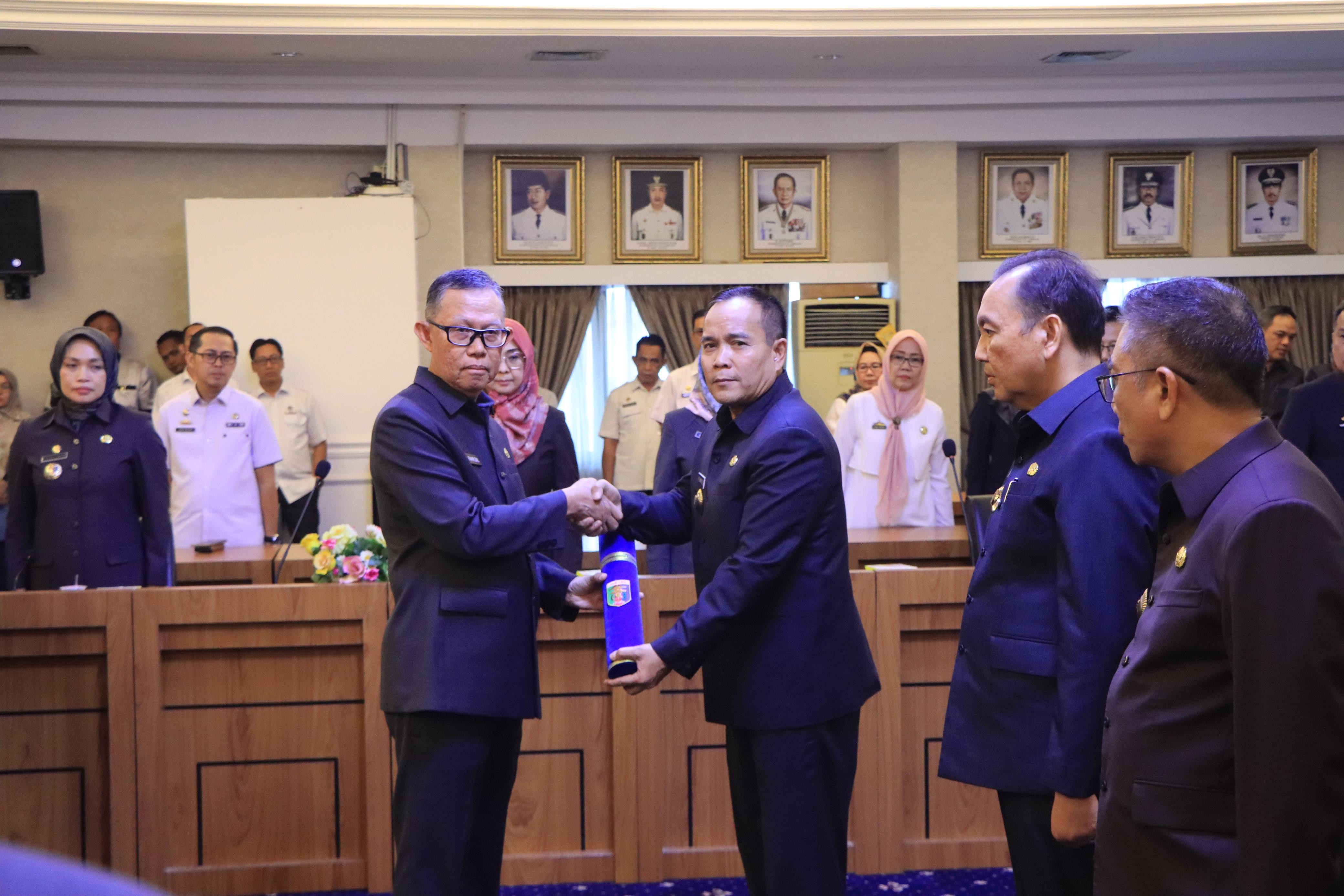 Gubernur Lampung Melantik  Pejabat Pimpinan Tinggi Pratama di Lingkungan Pemerintah Provinsi Lampung