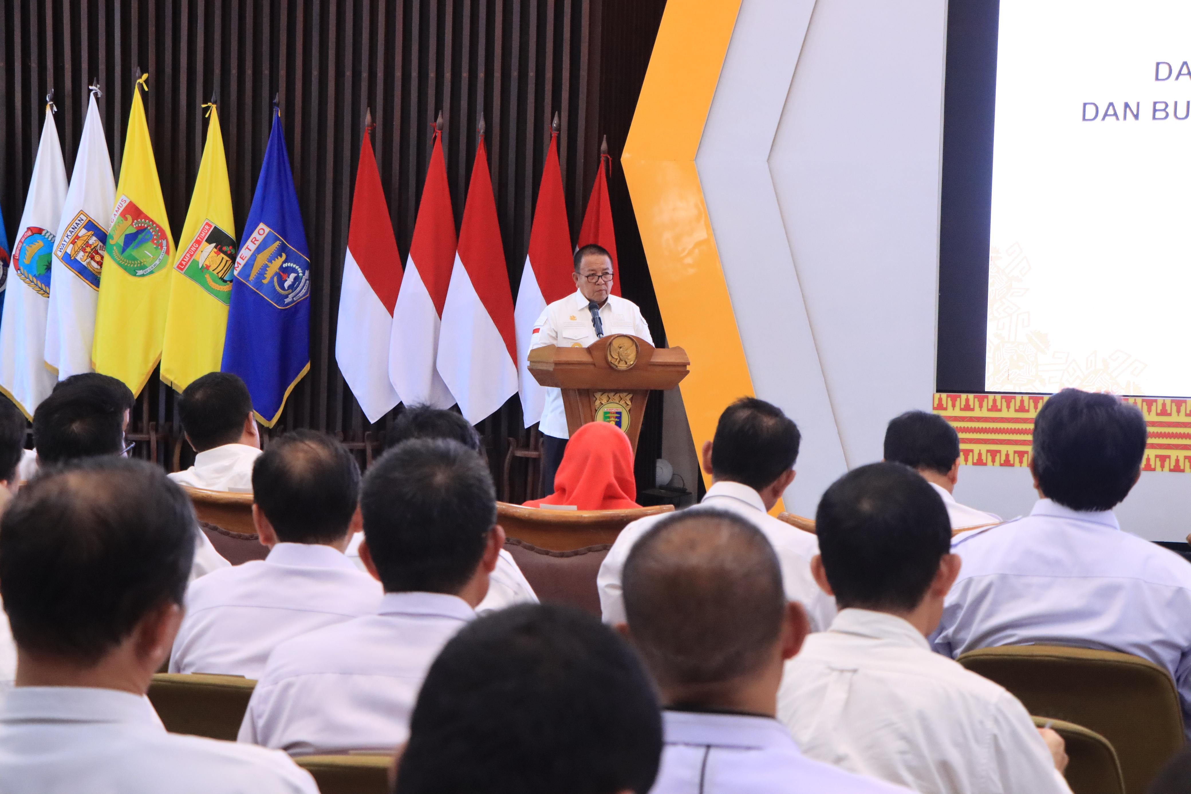 Gubernur Arinal Djunaidi Serahkan Secara Digital (DIPA) dan  (TKD) Tahun Anggaran 2024