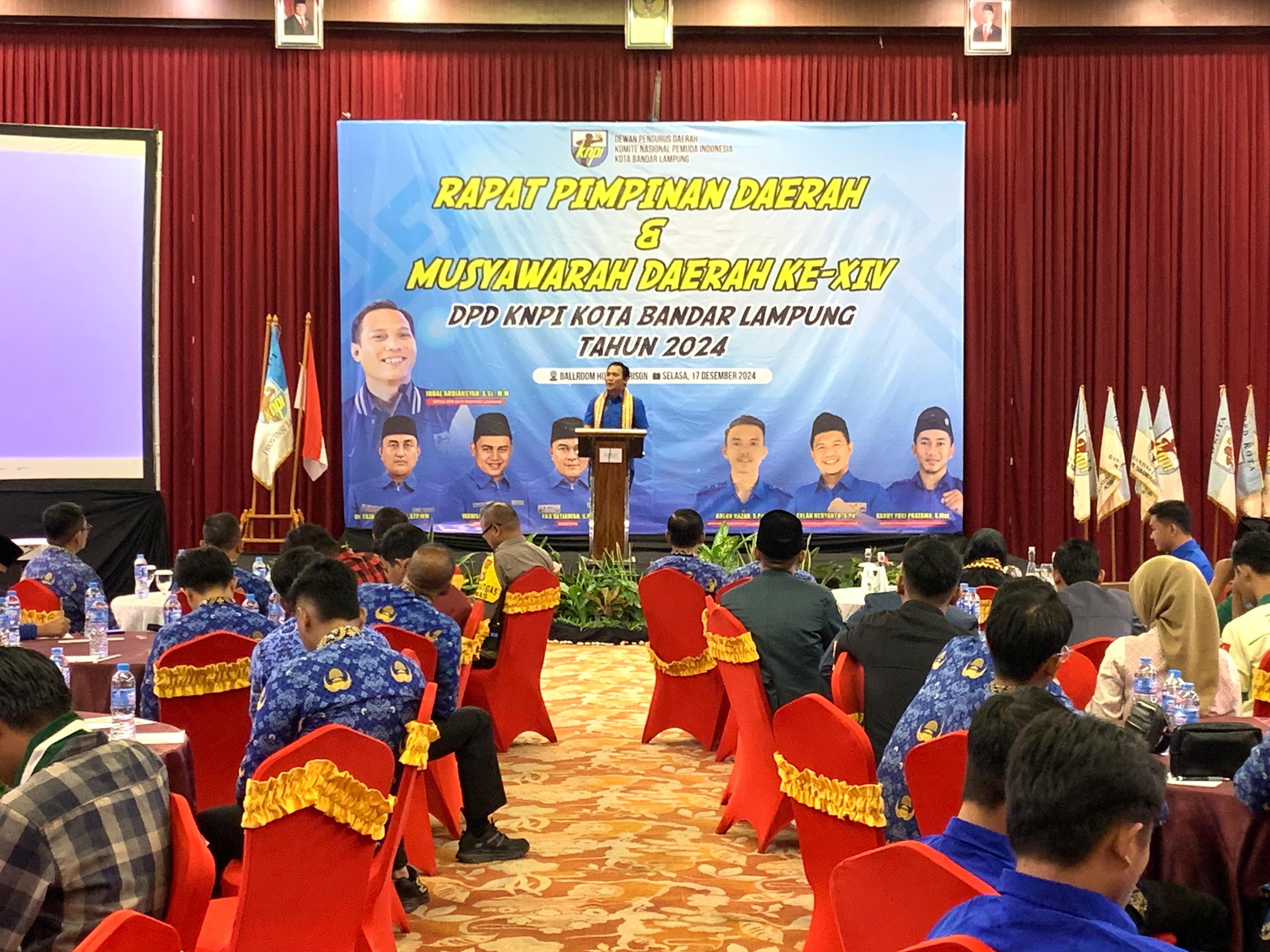 Erlan Heryanto Terpilih Menjadi Ketua DPD KNPI Bandar Lampung