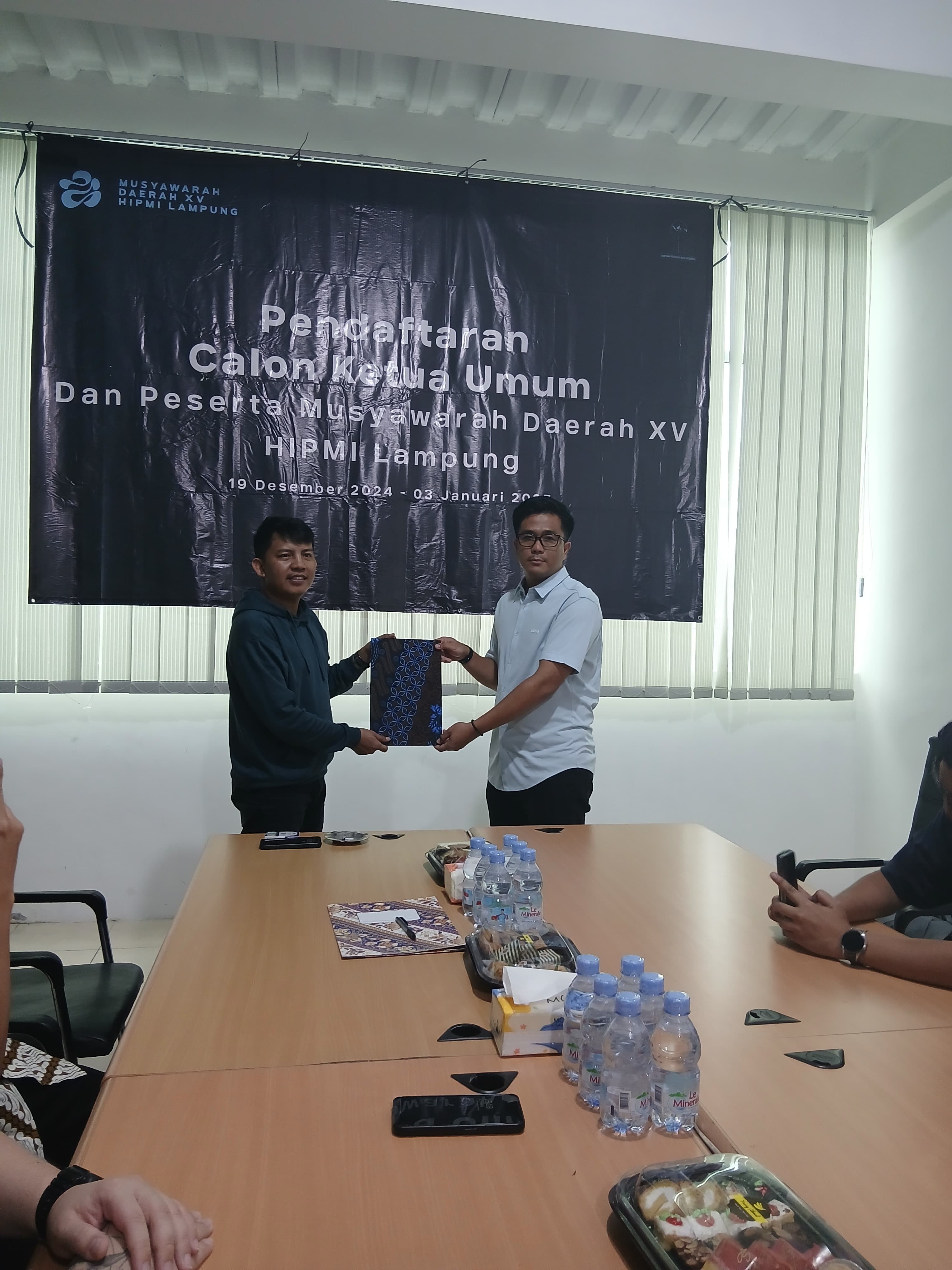 Musda HIPMI Lampung Ke XV: Pengambilan Formulir Bakal Calon Ketua Umum