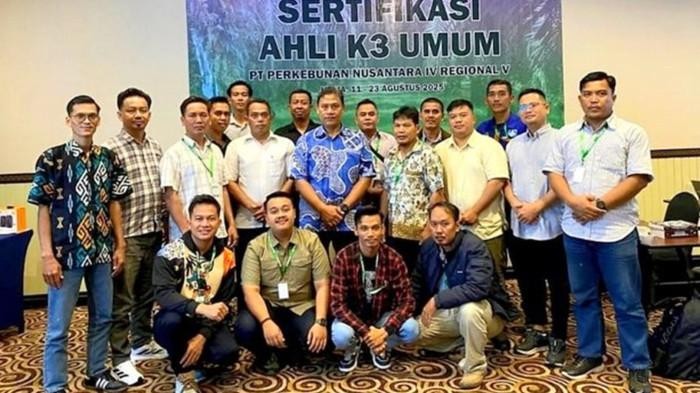 18 karyawan PTPN IV regional V ikuti sertifikasi ahli K3