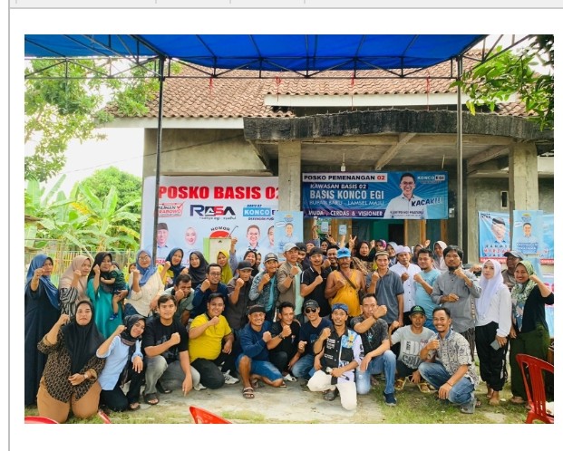 Basis Konco Egi dan RES Lamsel Ucapkan Selamat Atas Kemenangan Egi-Syiful