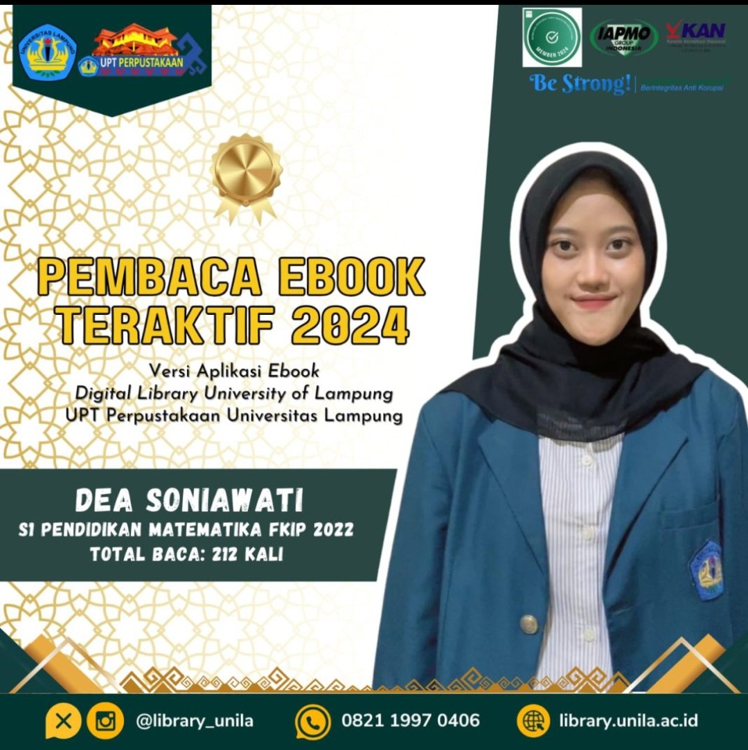 UPT Perpustakaan Beri Penghargaan Pembaca Terbaik dan Teraktif Digital Library