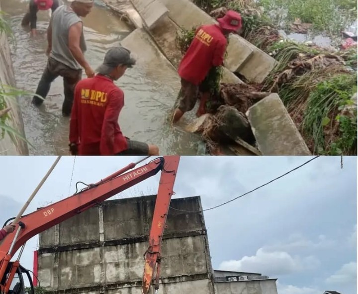Walikota Bunda Eva Perbaiki Talud Jebol dan Tembok Warga di Tanjung Senang