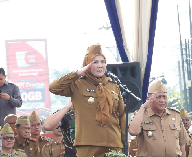Pemkot Bandar Lampung Berama Forkopimda Gelar Apel Siaga Satgas Idulfitri 1446 H