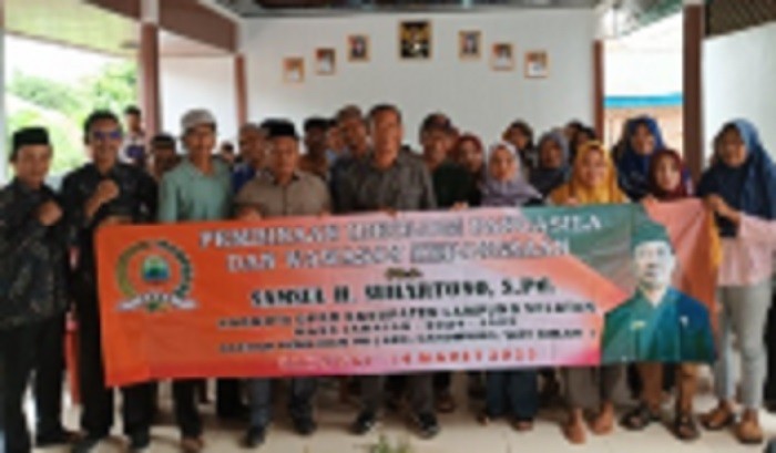 DPRD Lampung Selatan, Agus Sartono Gelar Reses, Serap Aspirasi Warga 