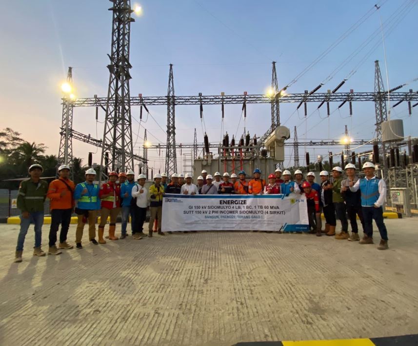 PLN Perkuat Kelistrikan Melalui Operasi Gardu Induk 150 kV Sidomulyo