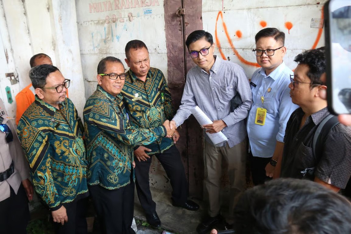 Pengadilan Negeri Surakarta Bersama KAI Daop 6 Yogyakarta Berhasil Amankan Aset KAI di Gilingan, Sur