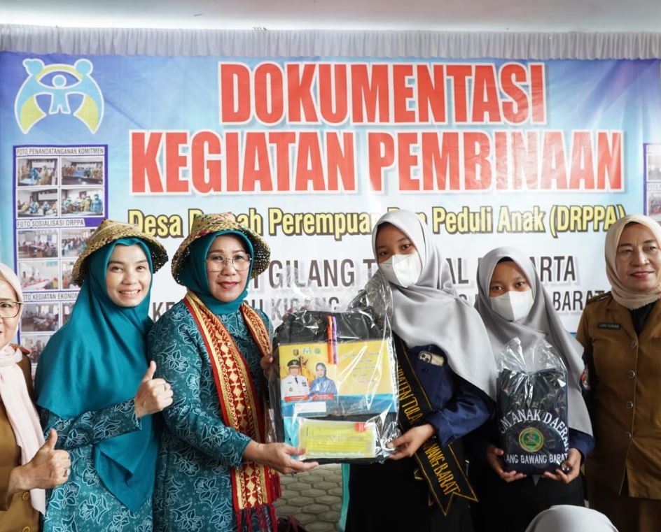 TP PKK Provinsi Lampung  Melakukan Kunjungan Kerja di Tiyuh Gilang Tunggal Makarta 