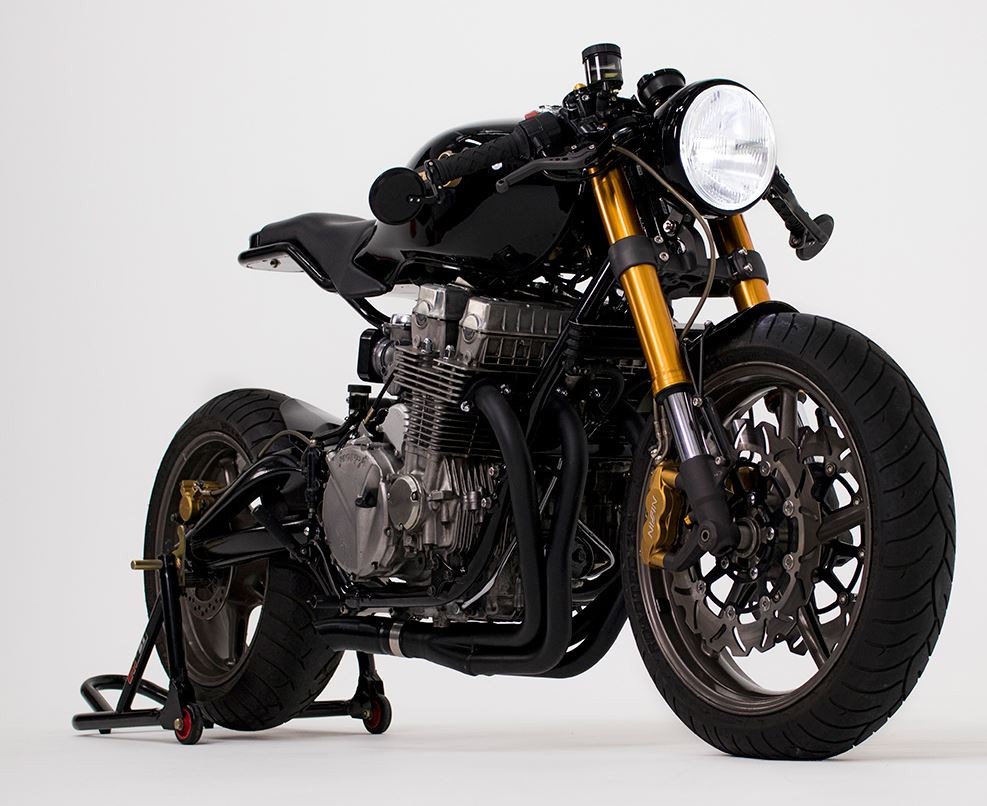 Makin Kece, Triumph Daytona Donor Kaki - Kaki ke Honda CB750 Nighthawk Cafe Racer